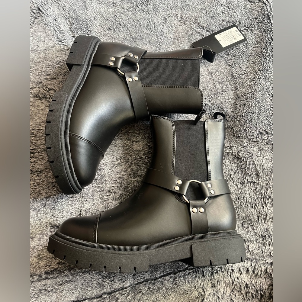Art Class Black Elastic Boots